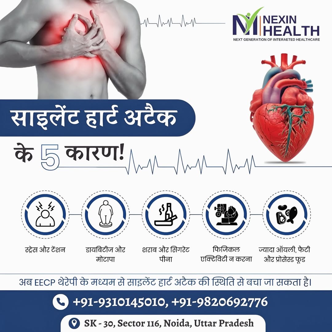 Silent heart attacks causes