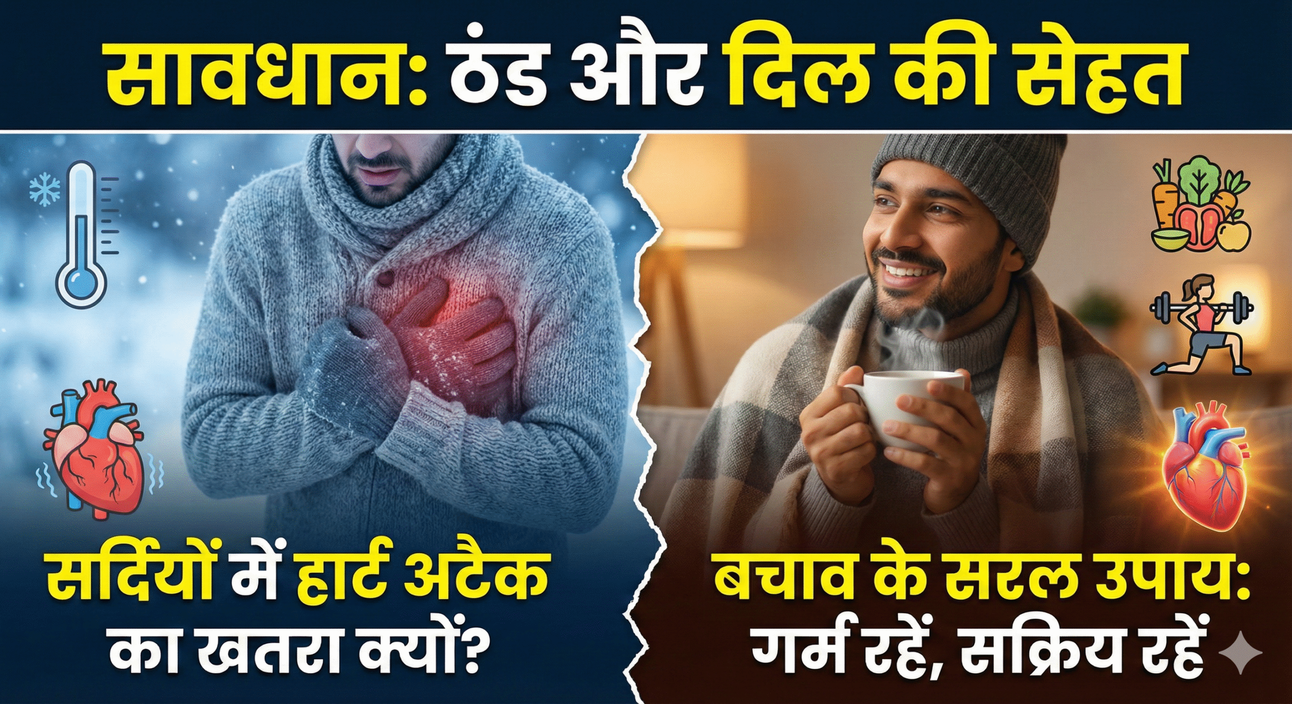 Why Heart Attacks Are More Common in Winter: Top 5 Reasons and Prevention Tips
