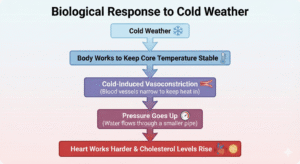 Why Cholesterol Levels Increase in Winter ? The Surprising Truth 1 Why Cholesterol Levels Increase in Winter flowchart
