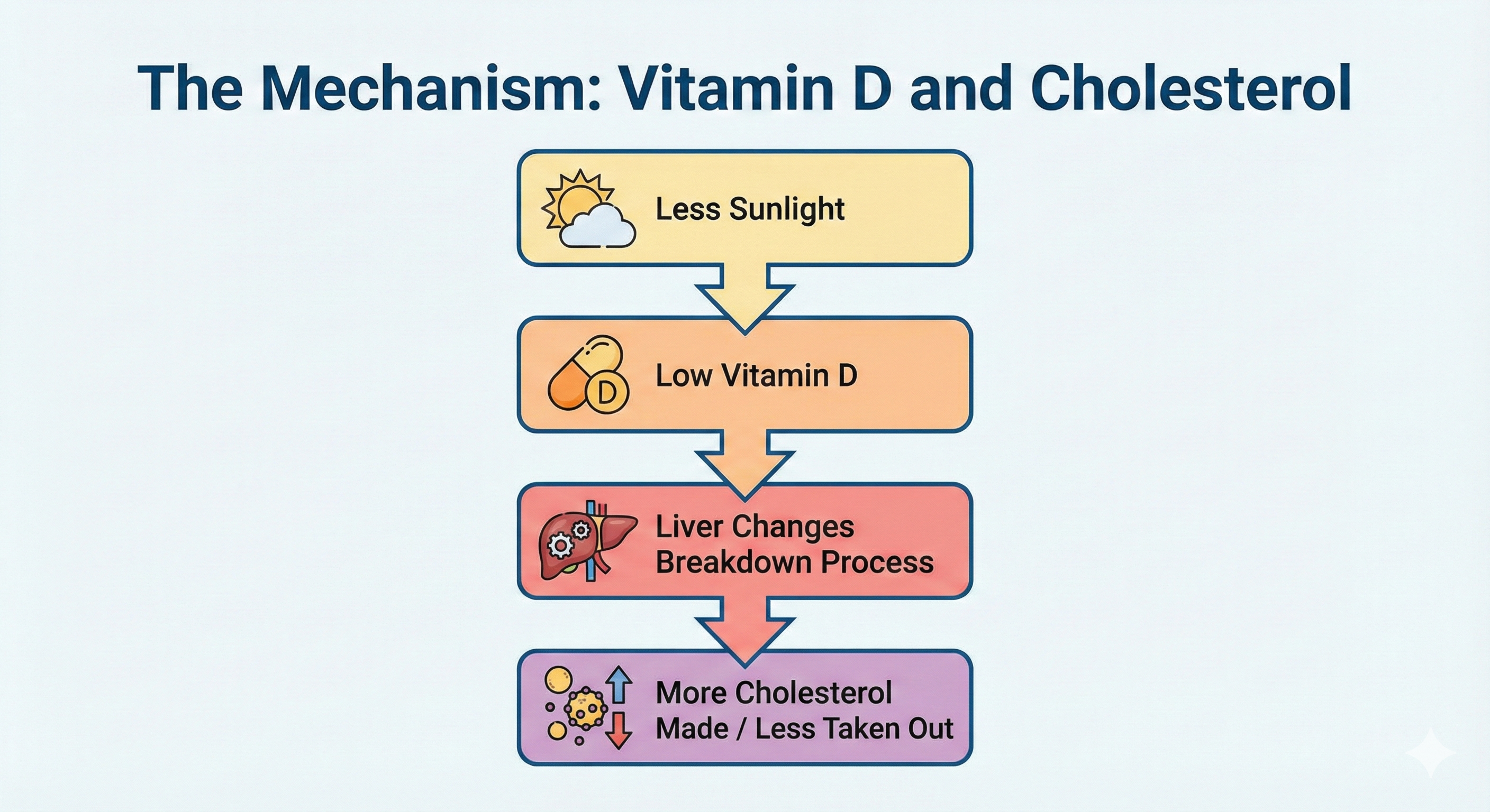Why Cholesterol Levels Increase in Winter chart