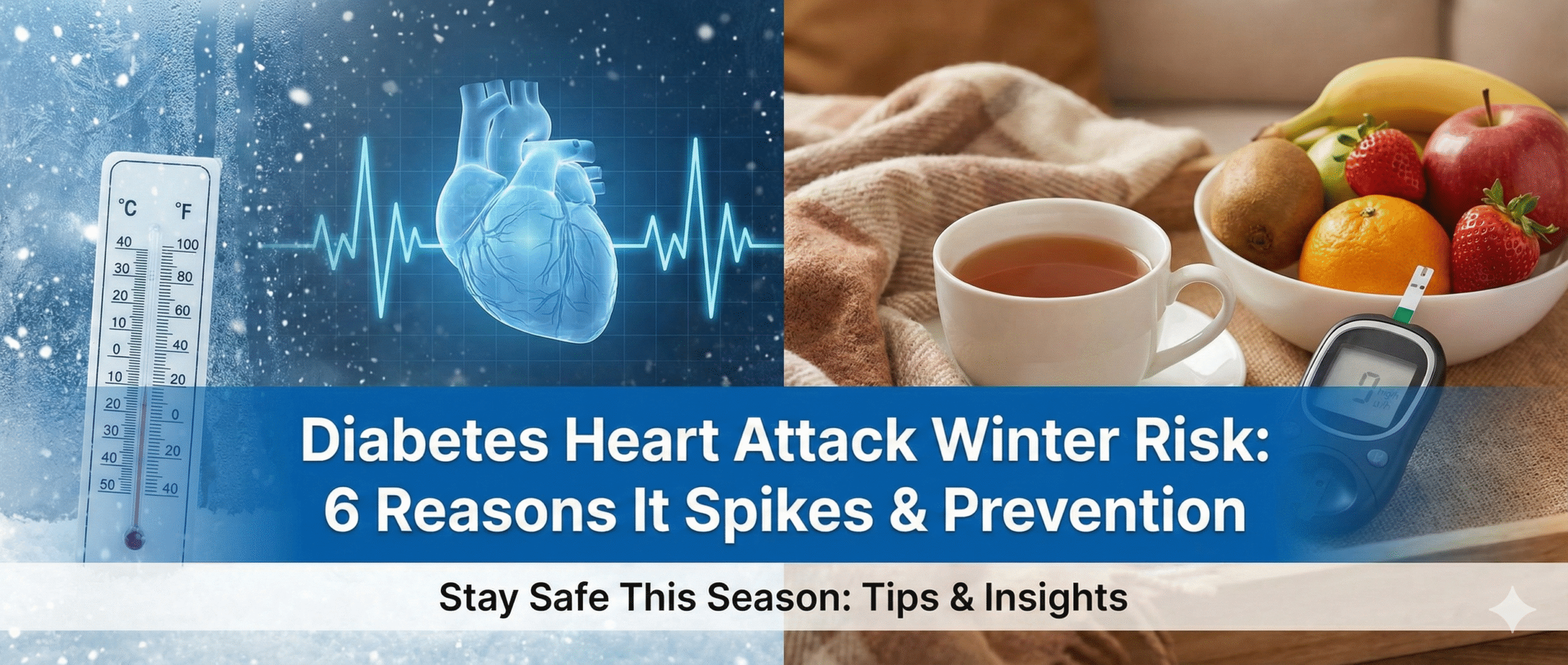 Diabetes Heart Attack Winter Risk: 6 Reasons It Spikes & Prevention