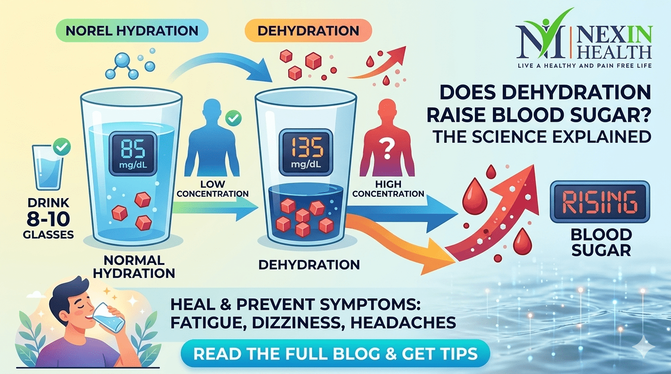 Does Dehydration Raise Blood Sugar? The Science Explained