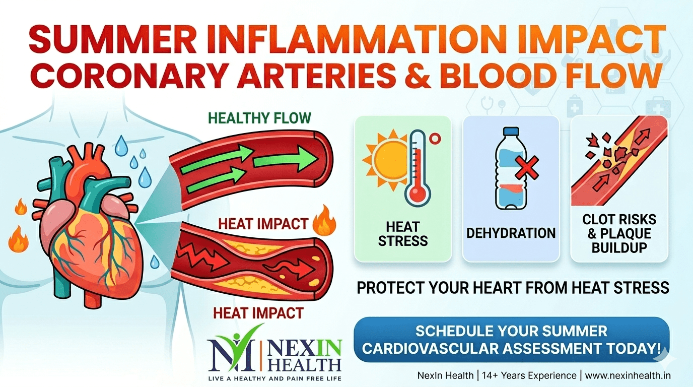 Top 7 Ways Summer Inflammation Can Impact Coronary Arteries and Blood Flow