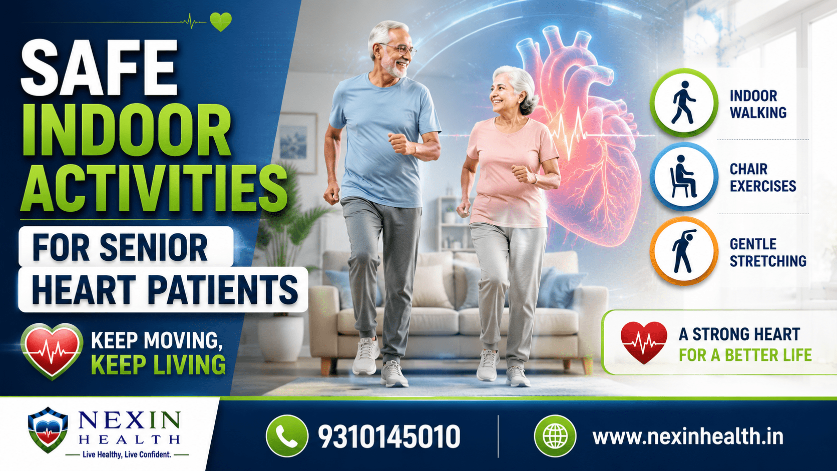 Safe Indoor Activities for Senior Heart Patients: Expert Tips to Stay Active at Home